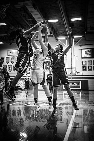 2013 LCHS Girls Basketball vs Southeast-58