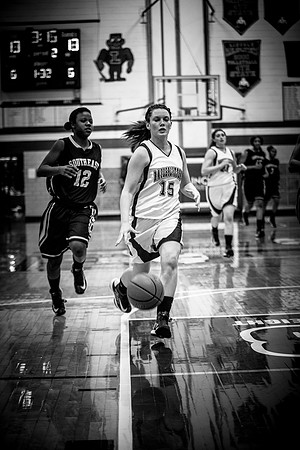 2013 LCHS Girls Basketball vs Southeast-54